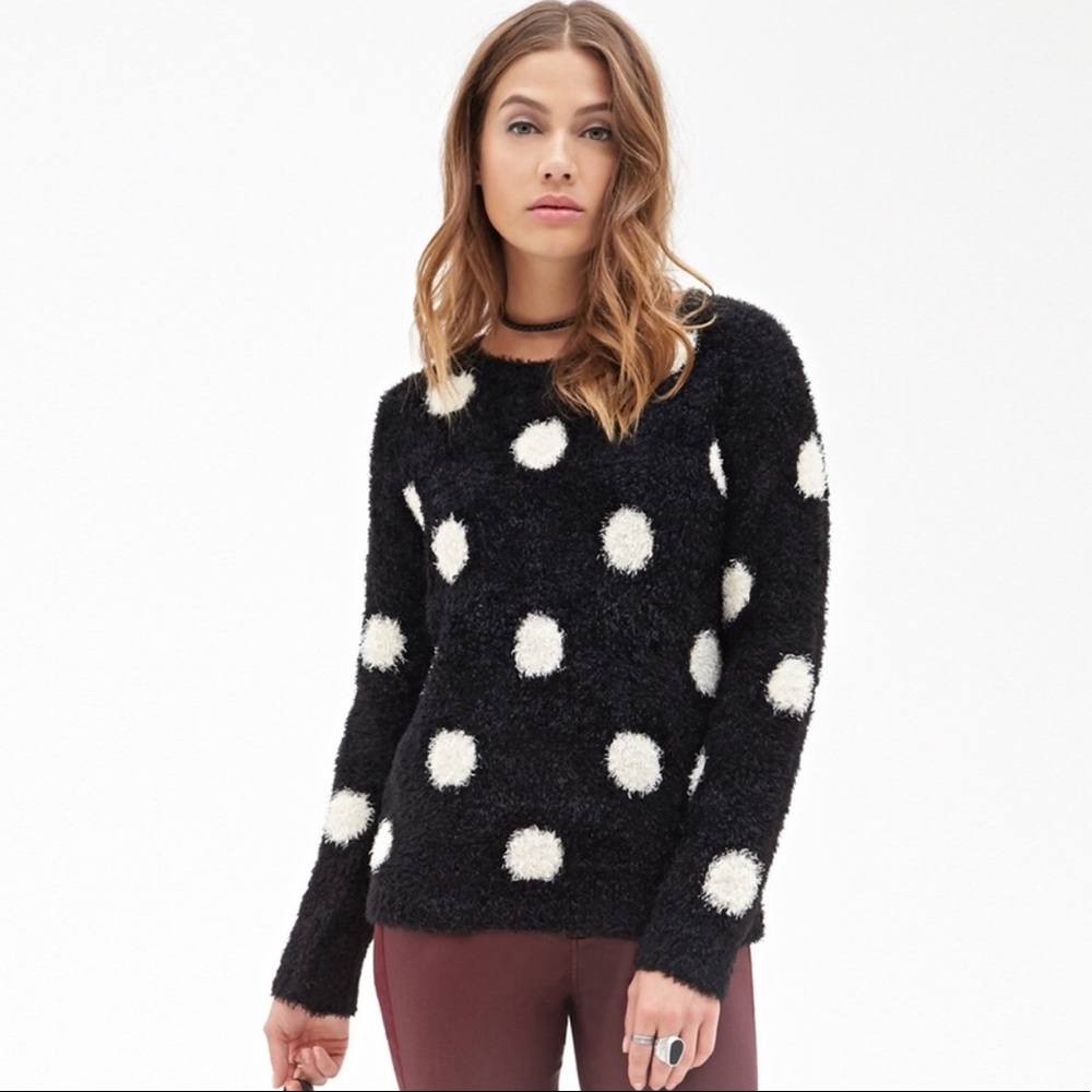 Forever 21 Polka Dot Sweater